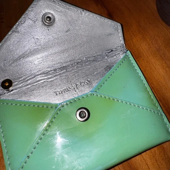 Tiffany & CO repurpose credit card wallet vintage - Picture 10 of 12